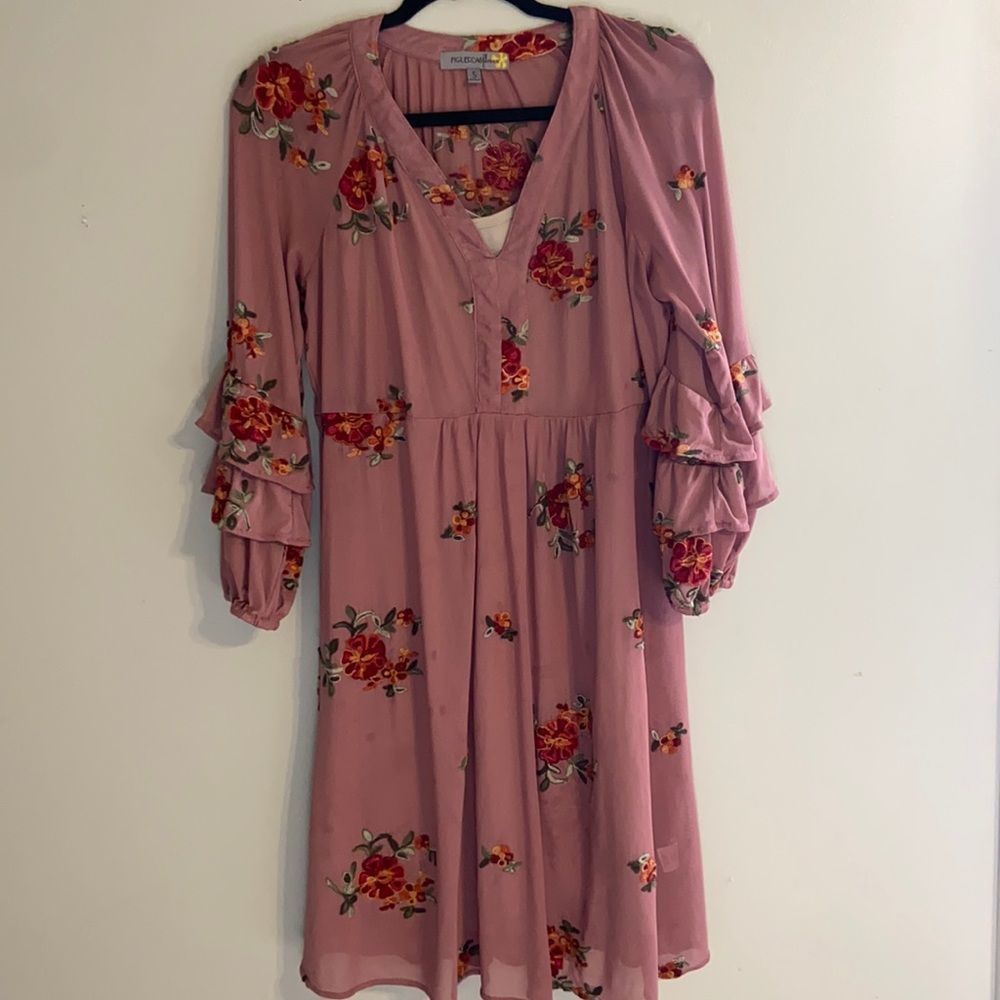 Figueroa & Flower Midi Floral Dress
